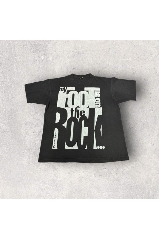 Vintage 1993 One Way Out My Foot Is On The Rock Tee- XXL