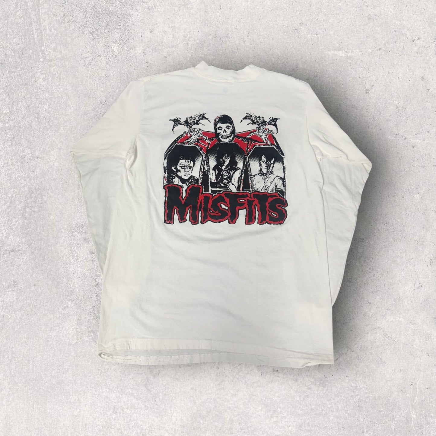 Vintage 90s Made In USA Misfits Long Sleeve- M
