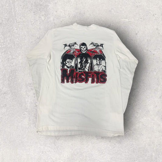 Vintage 90s Made In USA Misfits Long Sleeve- M