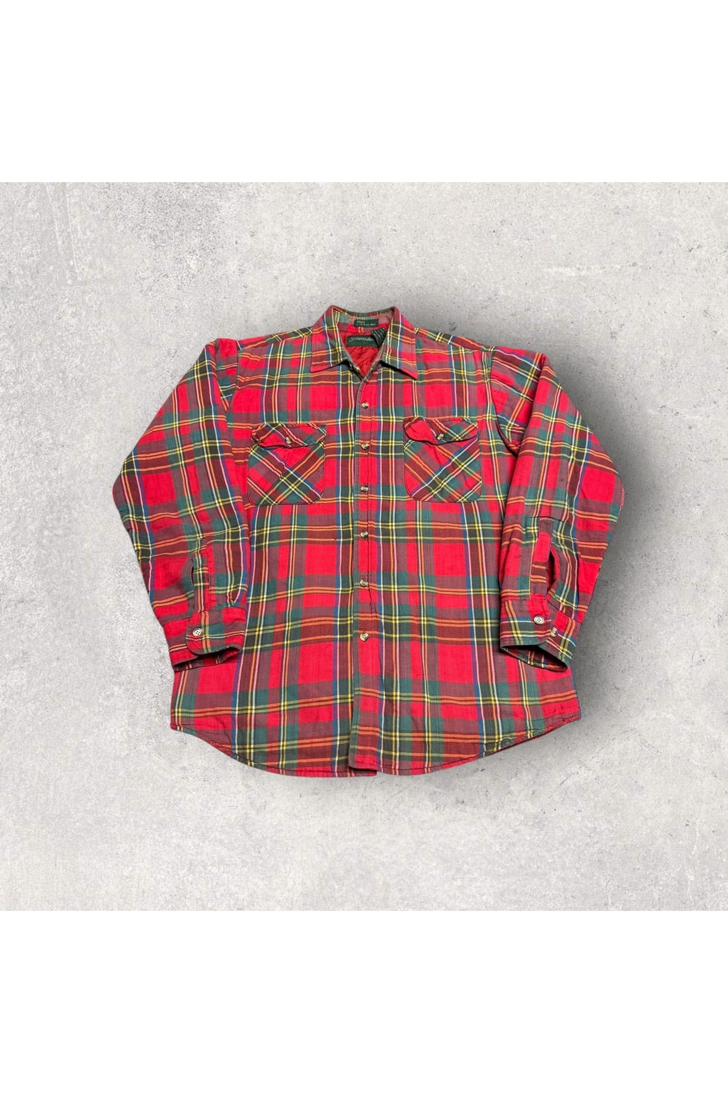 Vintage St. Johns Bay Insulated Long Sleeve Flannel Button Up- L