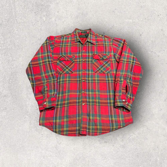 Vintage St. Johns Bay Insulated Long Sleeve Flannel Button Up- L