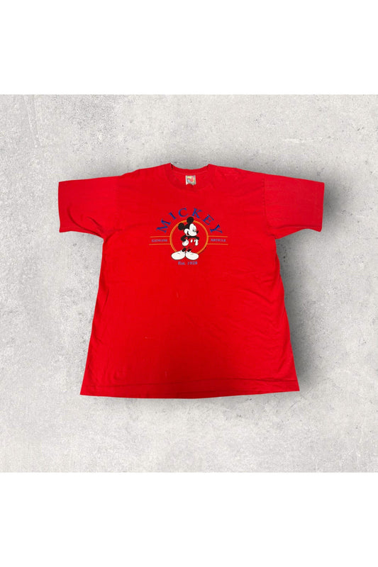 Vintage Mickey Unlimited Mickey Mouse Embroidered Tee- XL