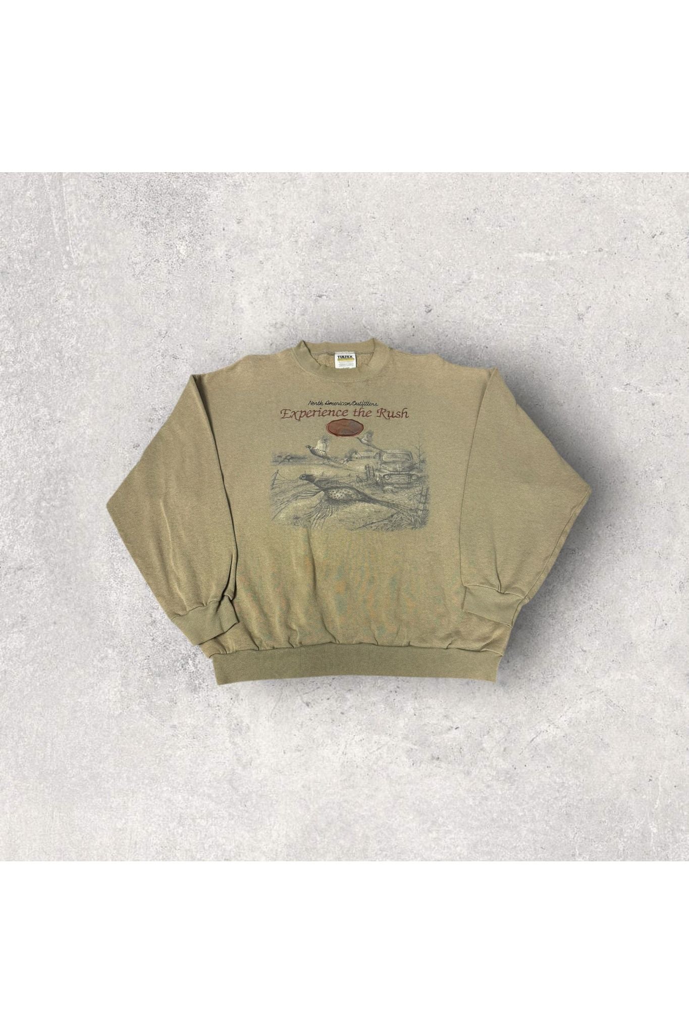 Vintage Tultex North American Outfitters Experience The Rush Crewneck- XL
