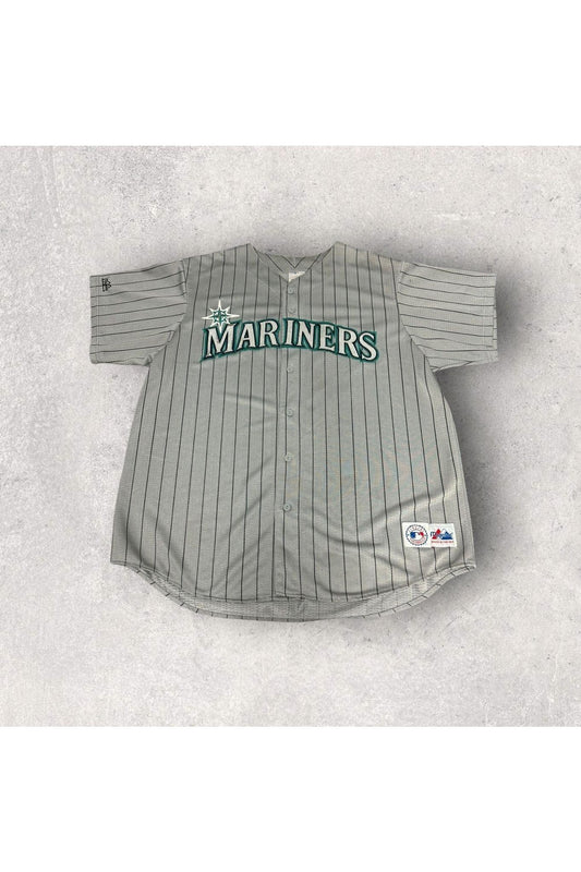 Vintage Made In USA Majestic Seattle Mariners Baseball Jersey- XXL