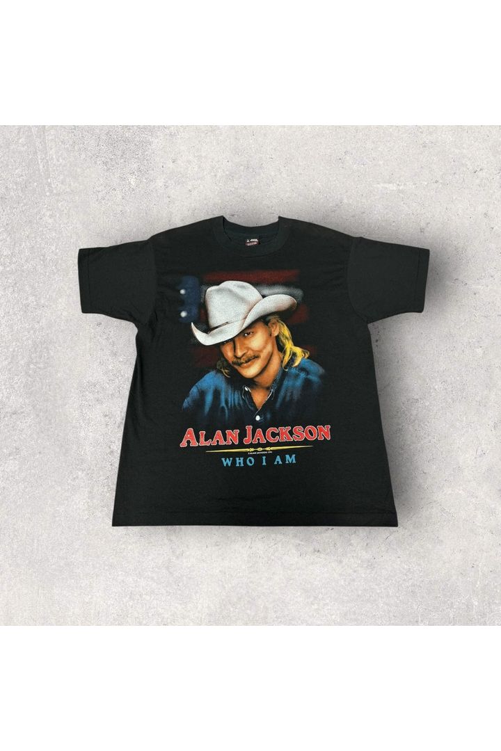 Vintage Best Screen Stars 1994 Alan Jackson Who I am Tee- L