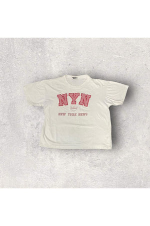 Vintage Made In USA New York News Tee- S