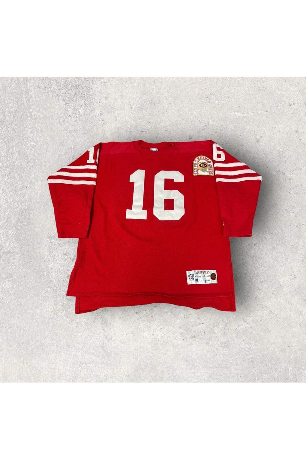 Vintage Made In USA Champion Throwbacks Collection San Francisco 49ers Jersey- L