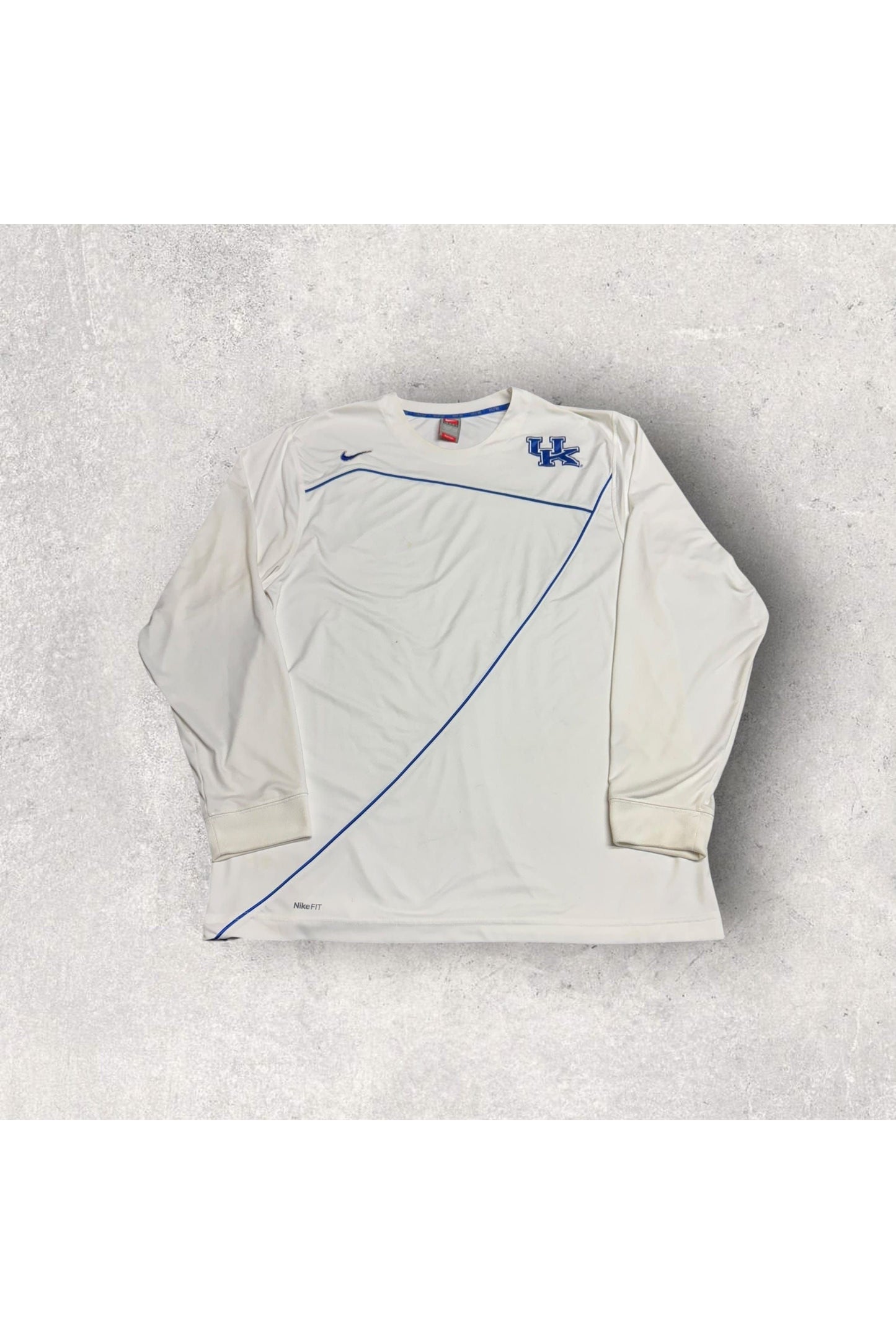 Vintage Team Nike University of Kentucky Embroidered Elite Long Sleeve- L