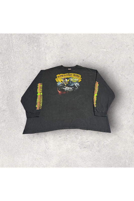 2011 Menacing Ride Harley-Davidson Of Valparaiso Indiana Long Sleeve- 4XL
