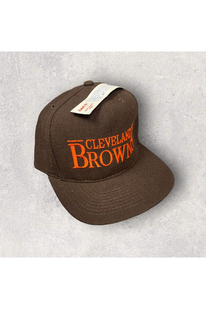 Vintage Deadstock Annco 100% Wool Cleveland Browns Snapback