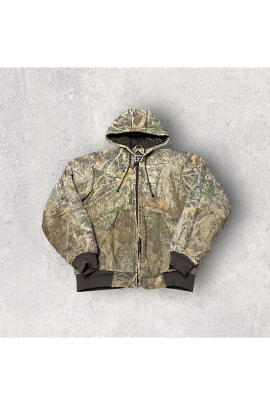 Ridgecut Toughwear Real Tree Camo Hooded Jacket- M