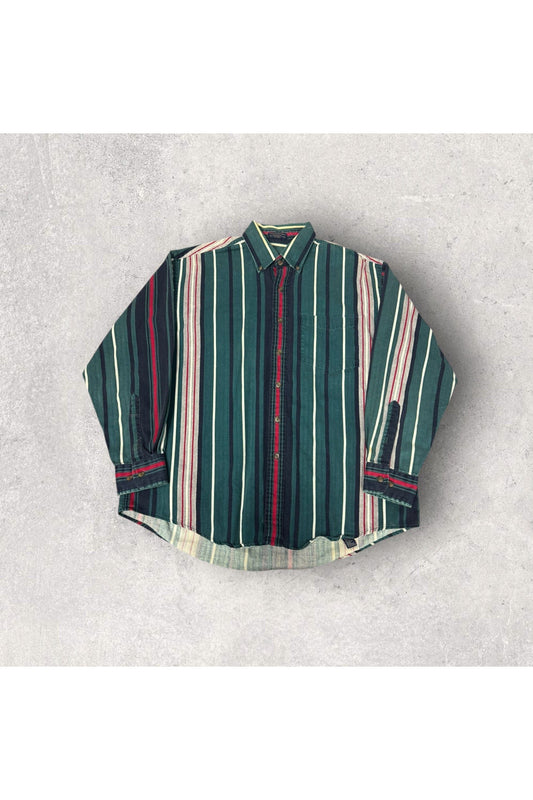 Vintage Salmon River Long Sleeve Button Up- L (16-16.5)