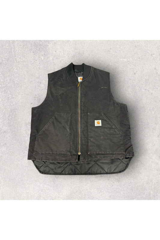 Vintage Made In USA Carhartt VO185 Duck Vest- XL