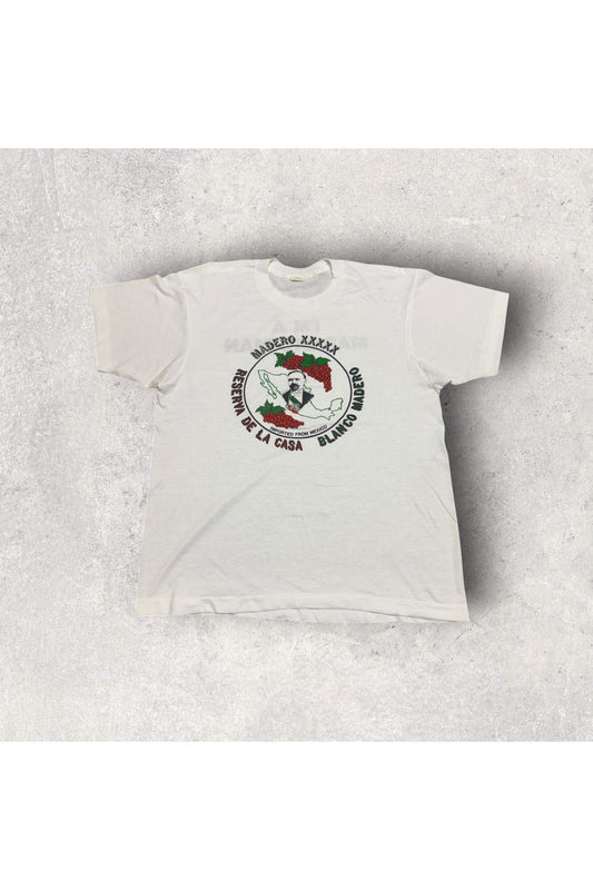 Vintage Best Screen Stars Madero XXXXX Reserva De La Casa Blanco Madero Tee- L