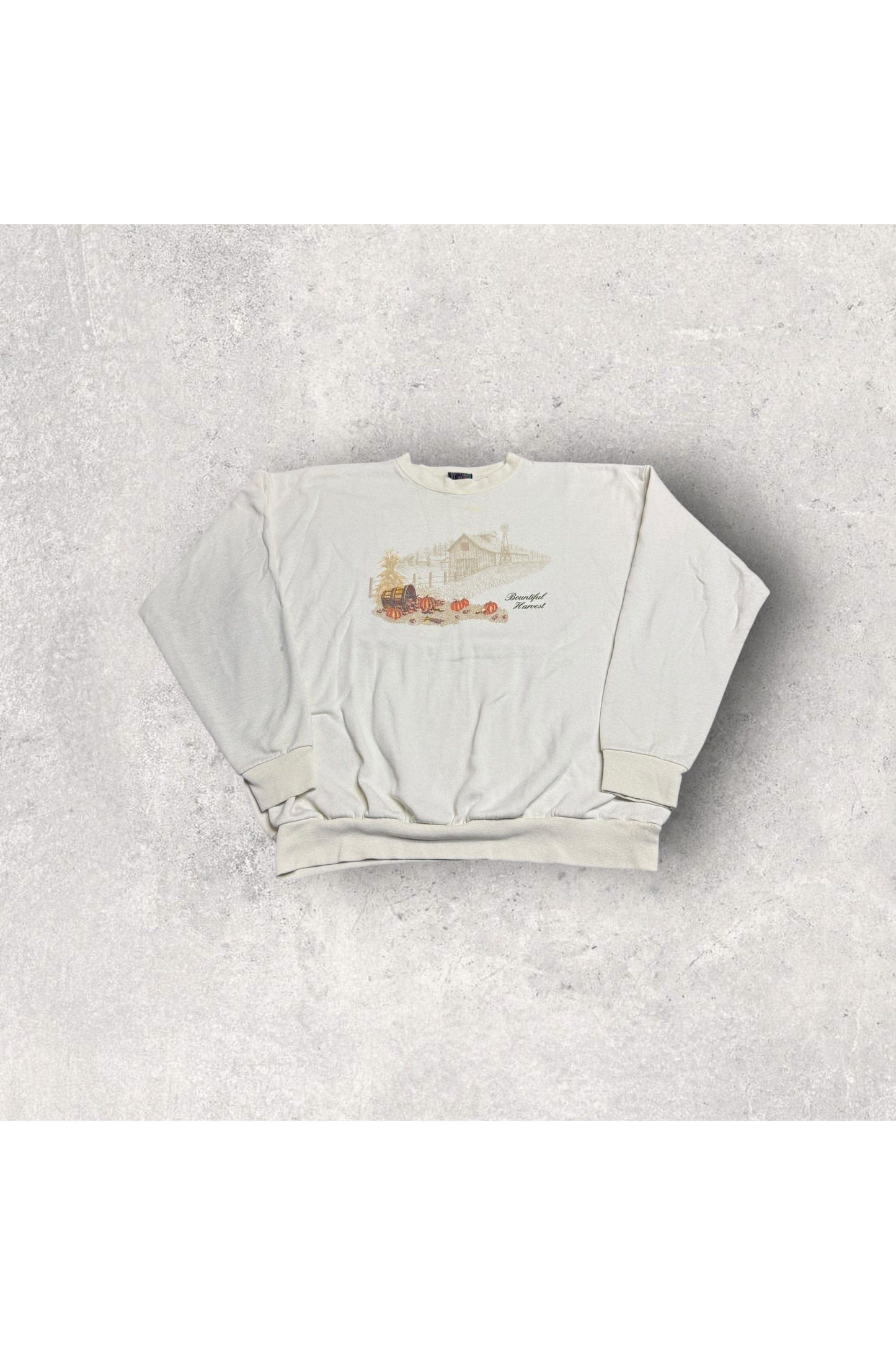 Vintage Made In USA GS Sport Bountiful Harvest Fall Crewneck- XL