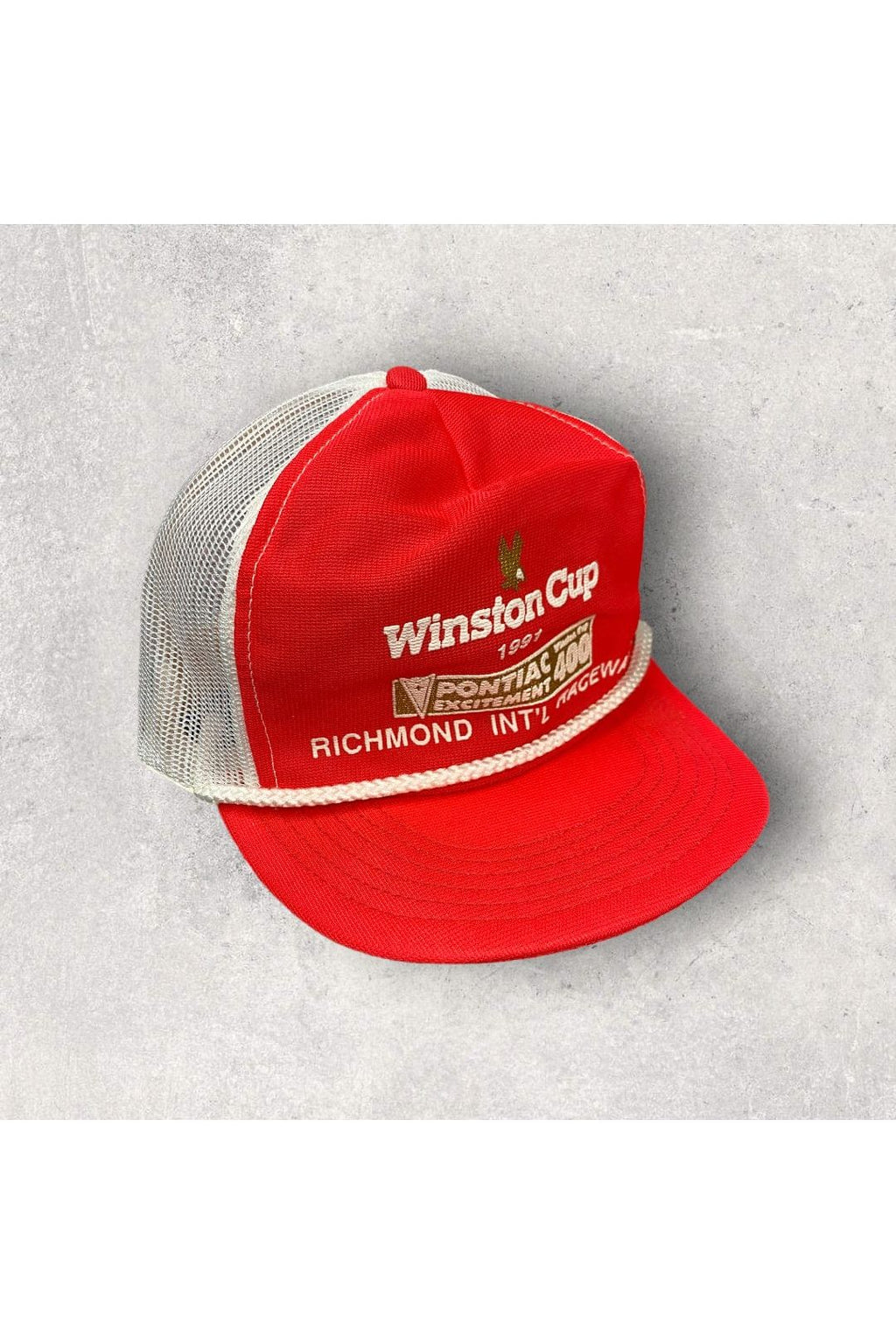 Vintage 1991 Winston Cup Snapback Trucker Hat