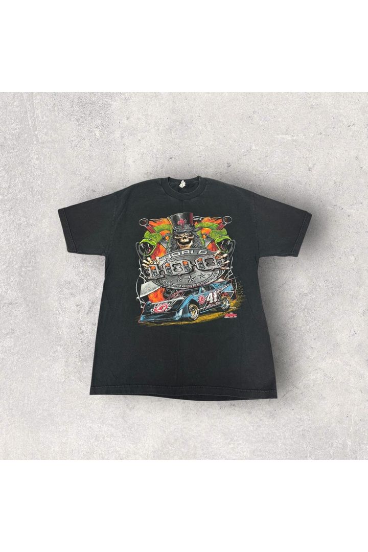 2011 World 100 Eldora Speedway Racing Tee- L