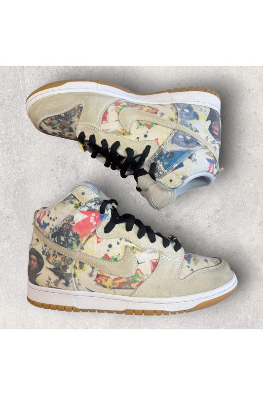Nike SB Dunk High Supreme Rammellzee- SZ 12