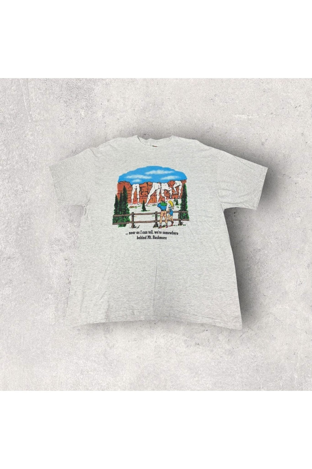 2000s ...Near as I can tell, we're somewhere behind Mt. Rushmore Tee- XXL
