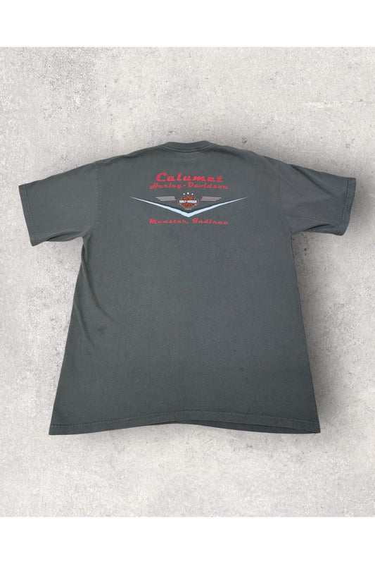 Vintage 2001 Calumet Harley-Davidson Tee- XL