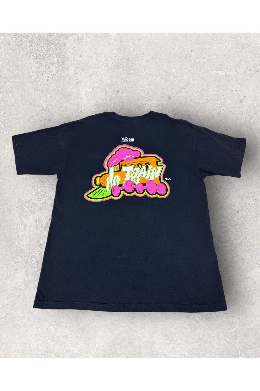 Vintage 1999 WWF The Godfather Don't Say No Just Say Ho! Ho Train Tee- XL