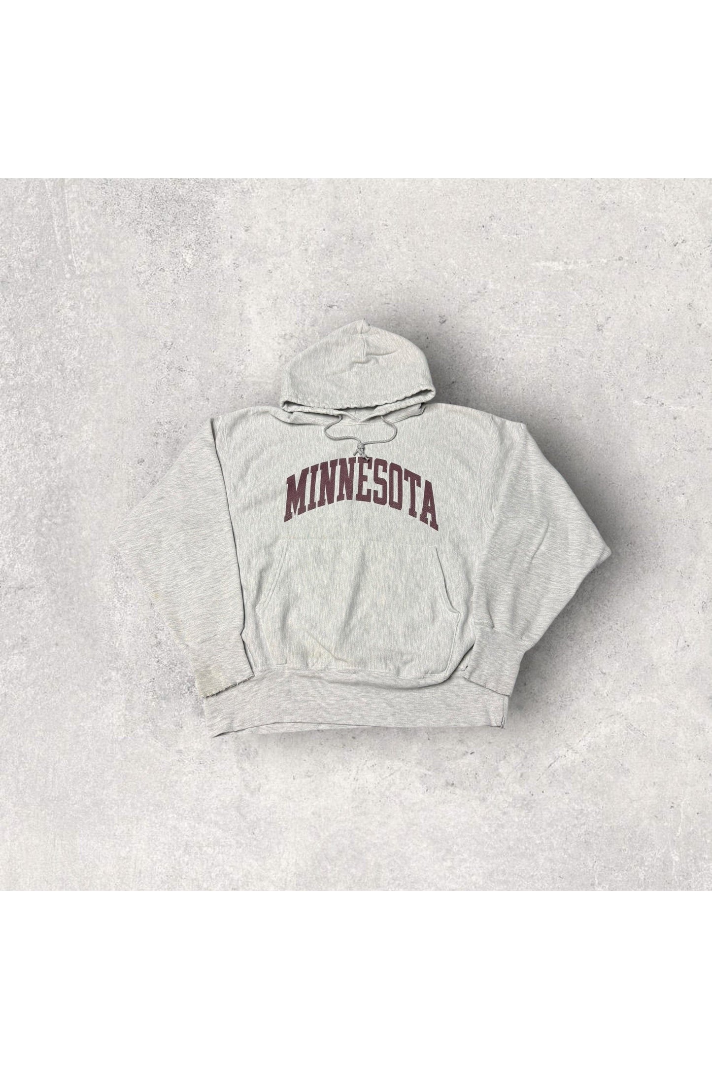 Vintage Made In USA Champion Reverse Weave Minnesota Hoodie- L