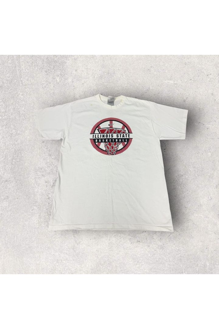 Vintage Nike Silver Tag Illinois State Basketball Tee- M