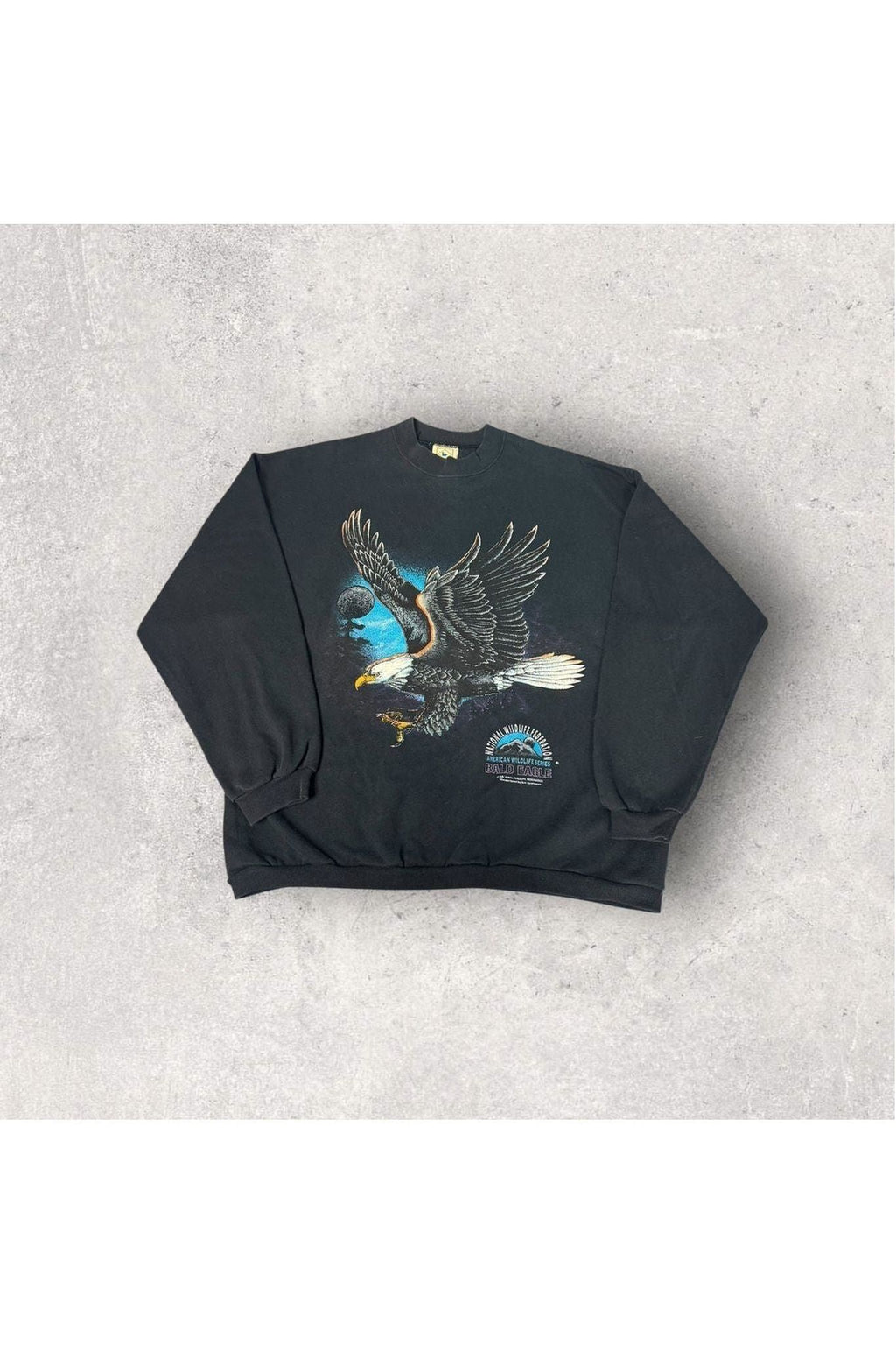 Vintage 90s National Wildlife Federation Bald Eagle Crewneck- XL