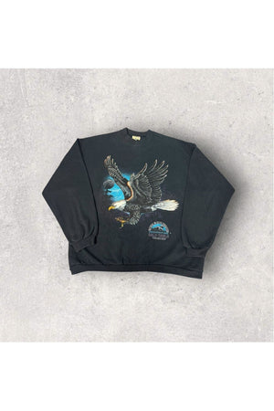 Vintage 90s National Wildlife Federation Bald Eagle Crewneck- XL