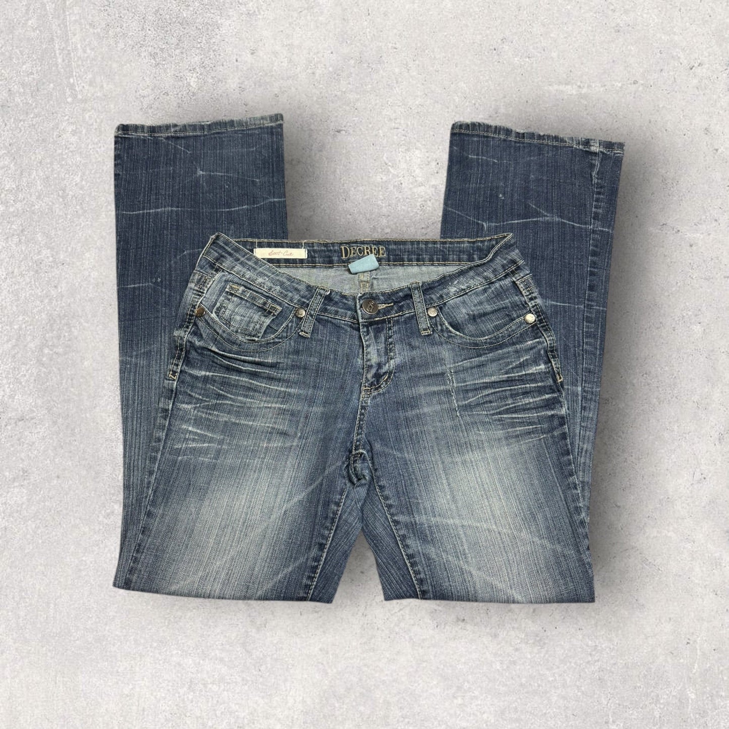 Vintage Y2K Women's Decree Low Rise Bootcut Jeans- SZ 9