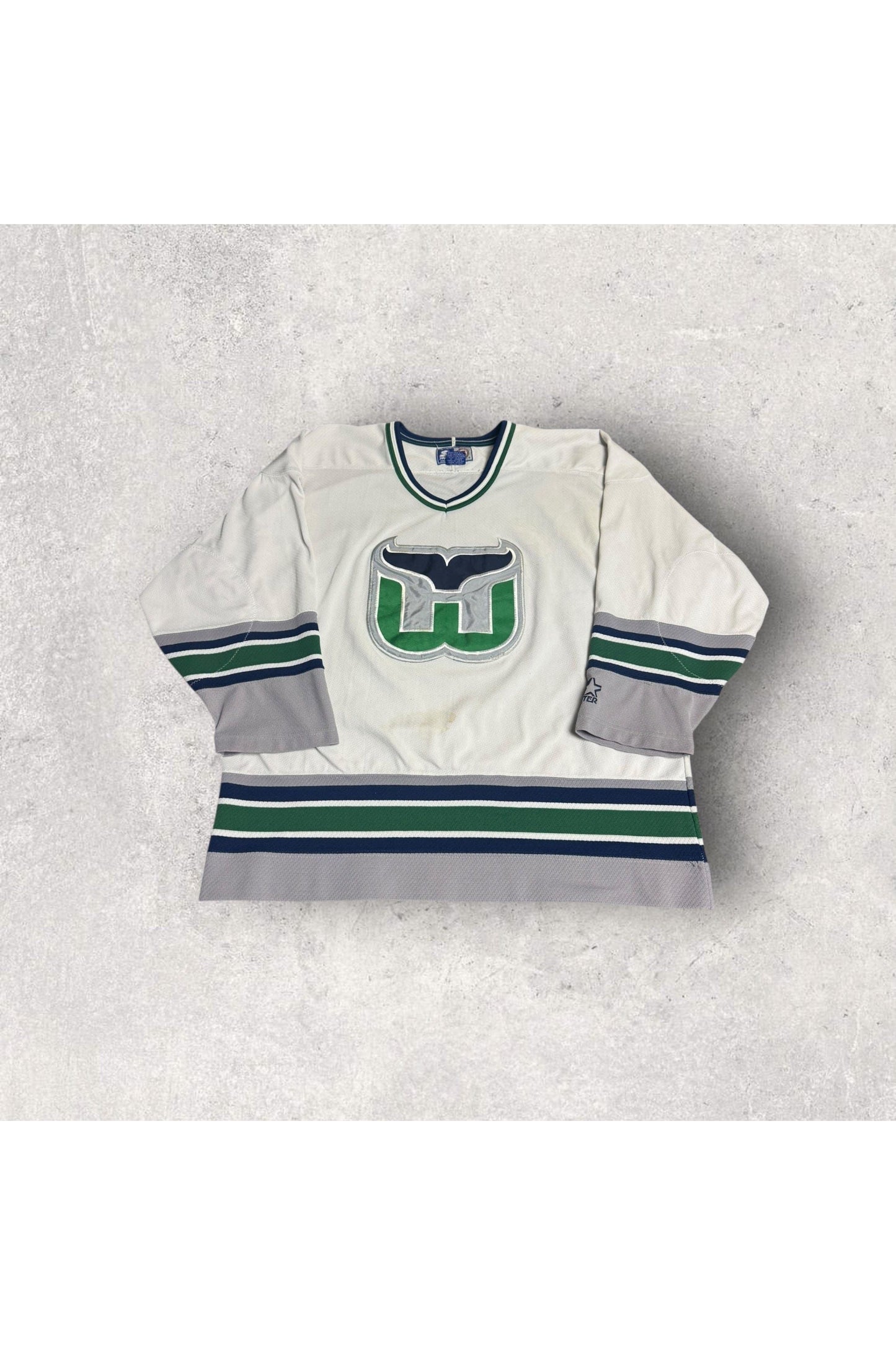 Vintage Starter NHL Hartford Whalers Hockey Jersey- XL