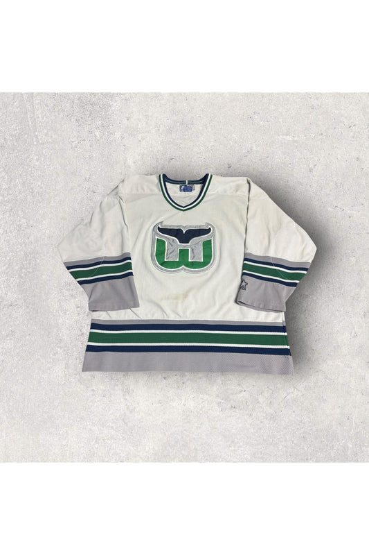 Vintage Starter NHL Hartford Whalers Hockey Jersey- XL