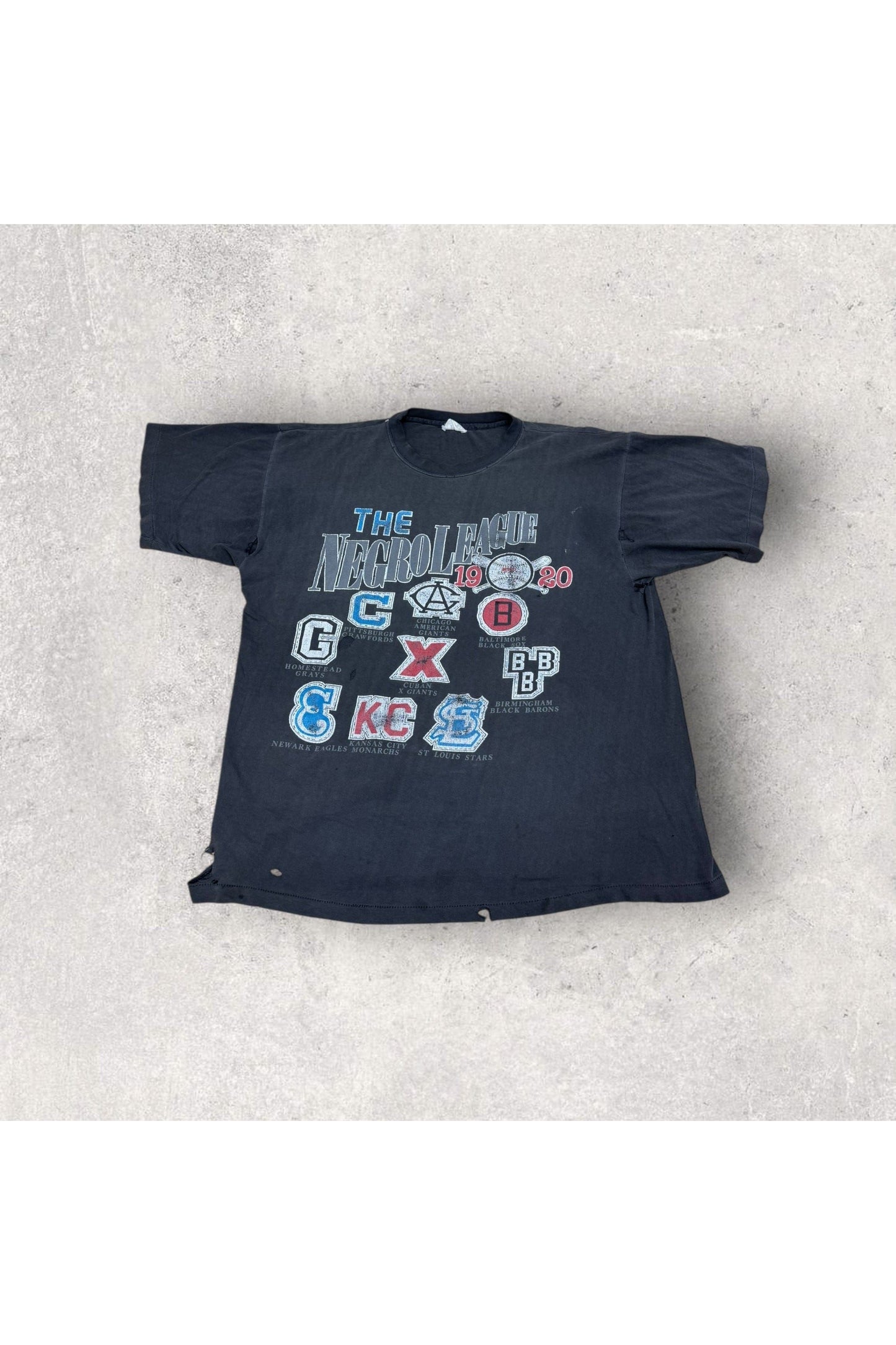 Vintage Bright Road Single Stitch 90s The Negro League Tee- XL