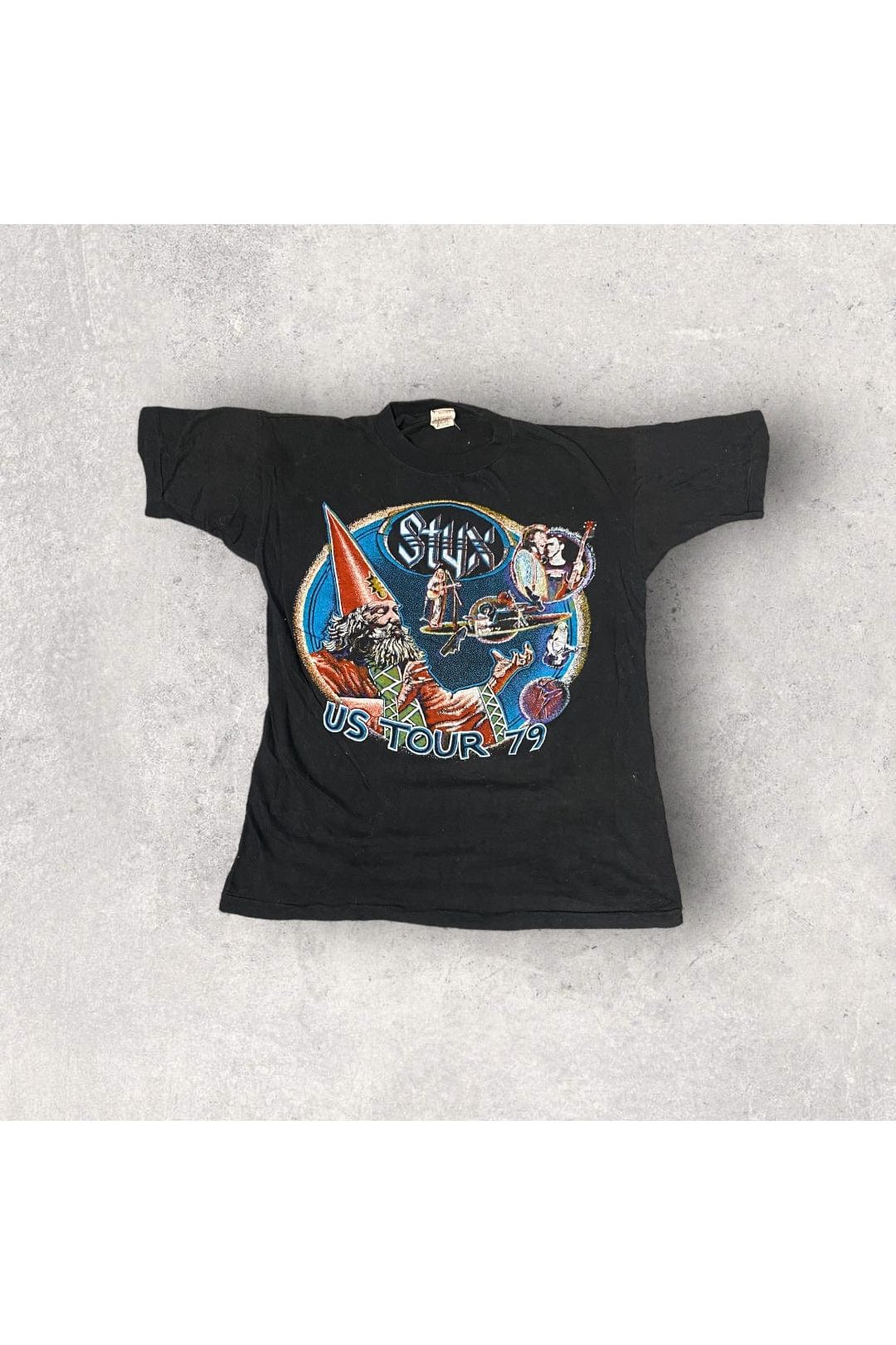 Vintage T-Shirt Junction 1979 STYX US Tour Live In Concert Bootleg Tee- M