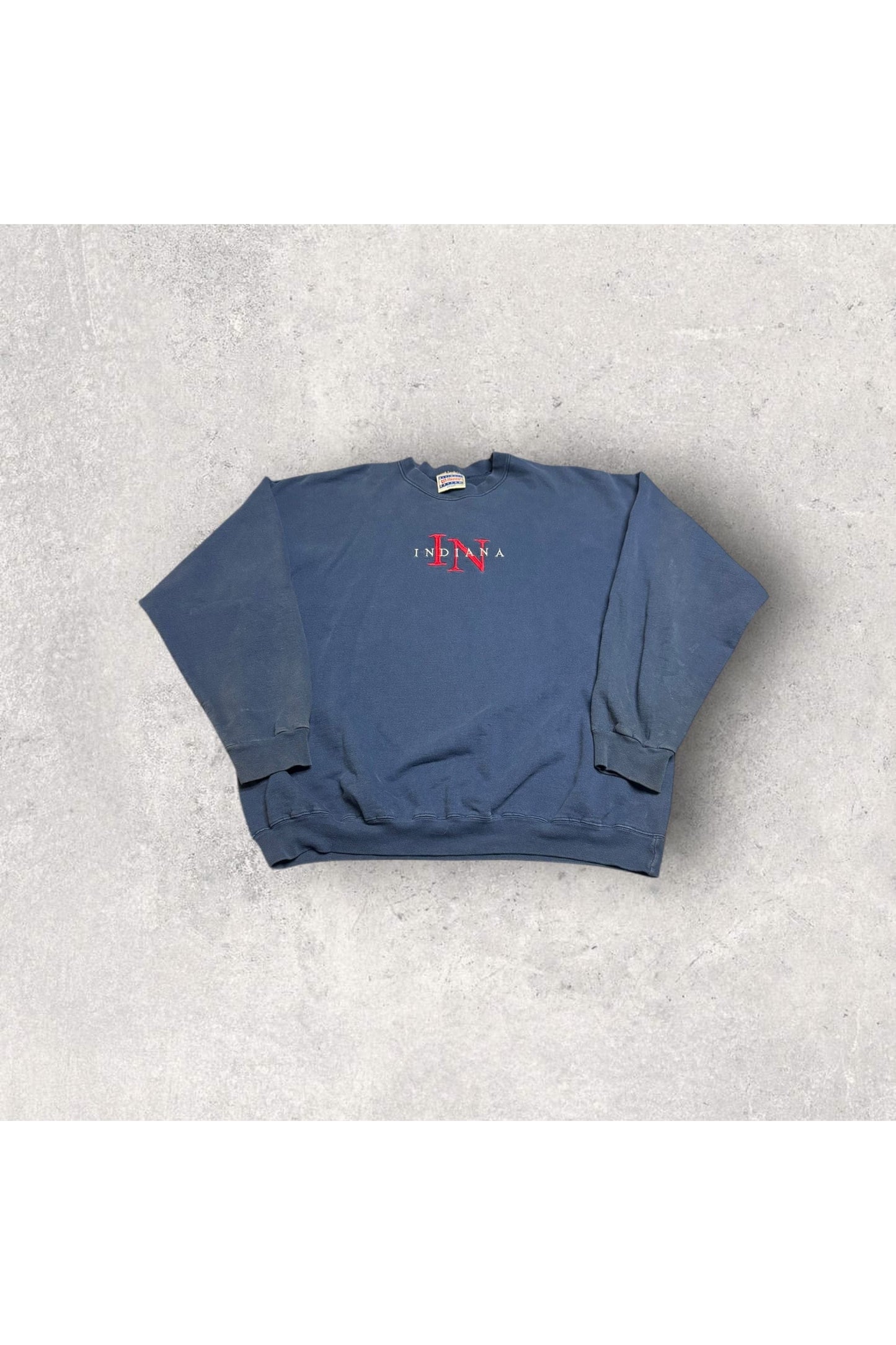 Vintage Hanes Indiana Embroidered Crewneck- XL