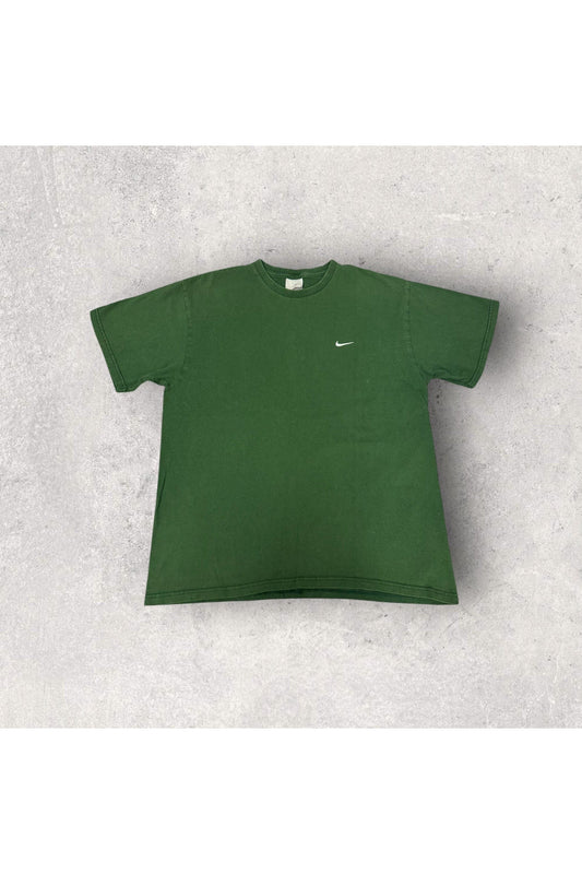 Vintage Nike Silver Tag Embroidered Swoosh Tee- M
