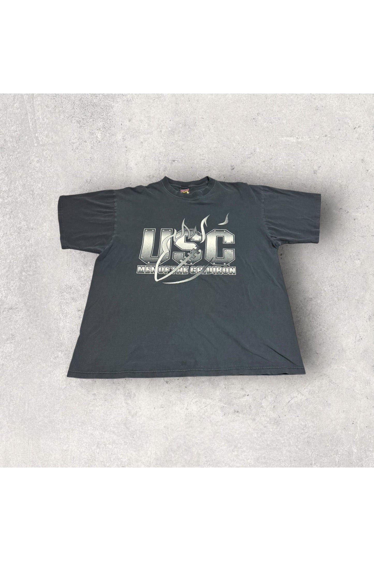 Vintage Single Stitch Soffe's Choice USC Men Of The Gridiron Tee- XL