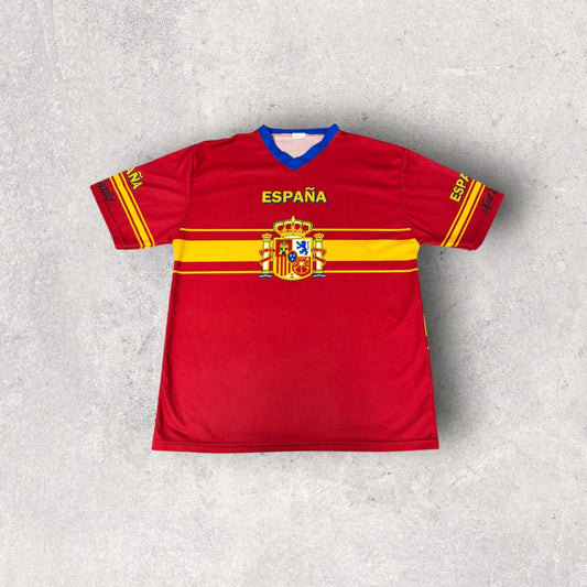 Spain Espana Viva Espana Soccer Jersey- M