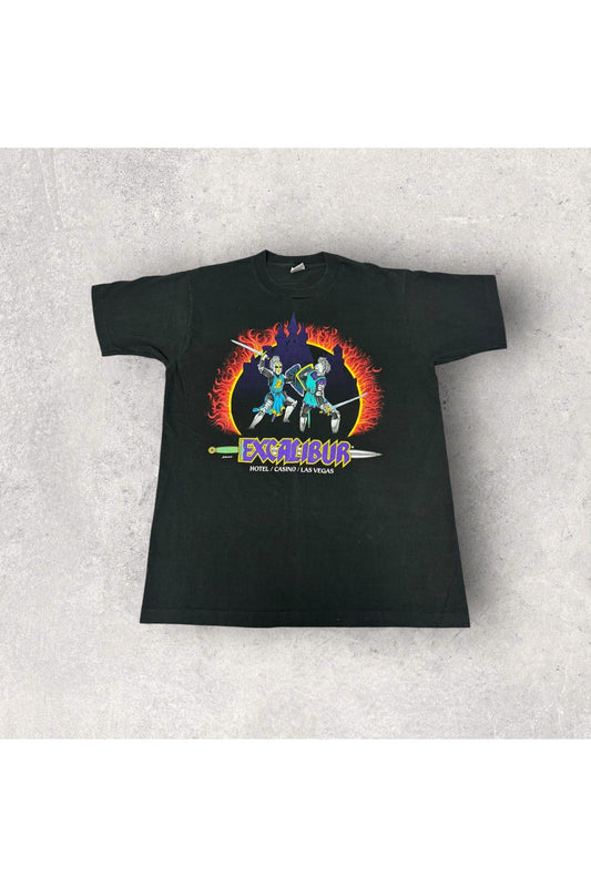 Vintage Single Stitch Excalibur Hotel Casino Tee- L