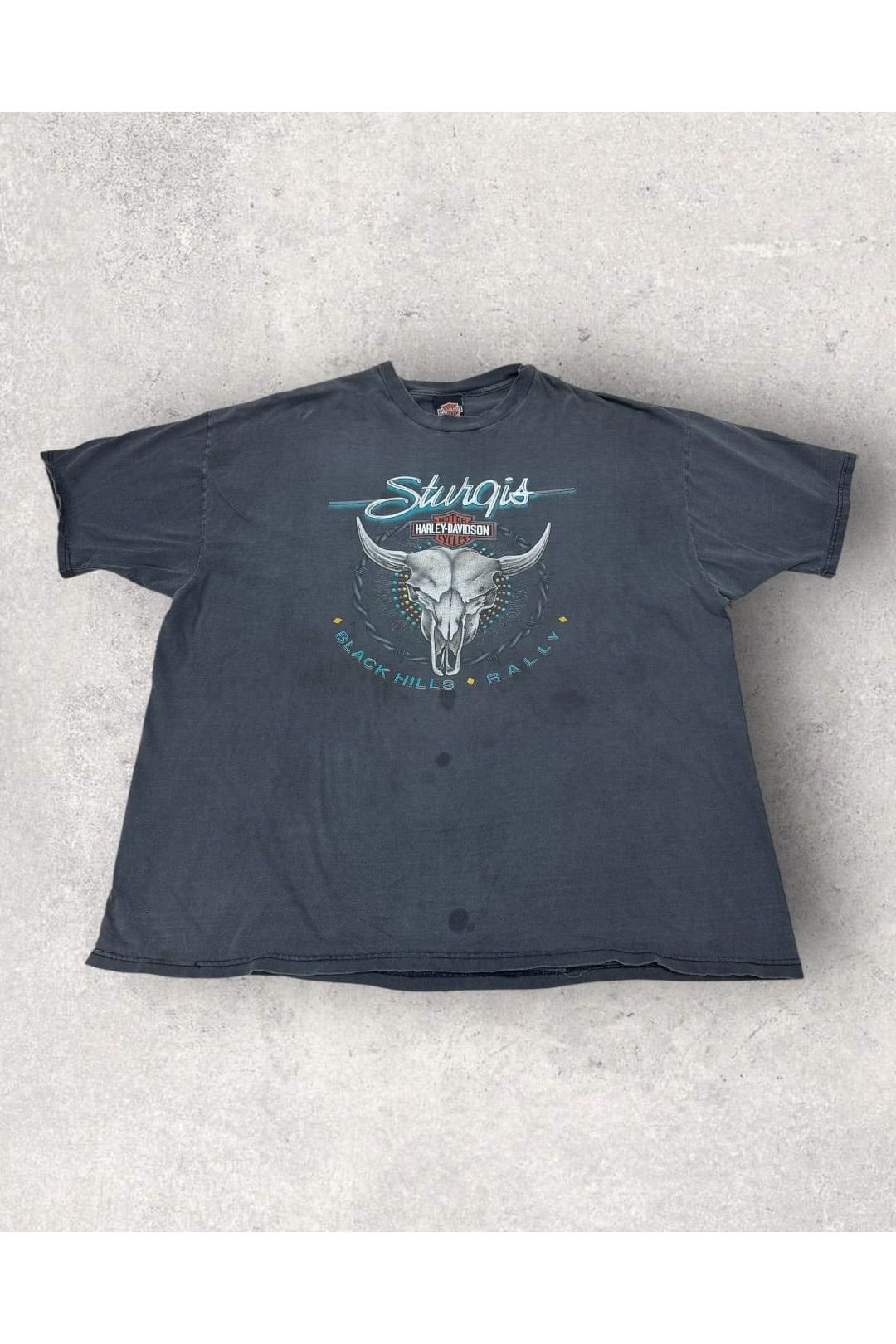 Vintage Made In USA Harley-Davidson Sturgis Black Hills Rally Tee- 3XL