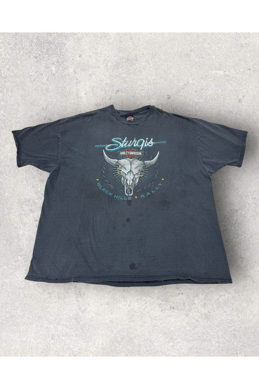 Vintage Made In USA Harley-Davidson Sturgis Black Hills Rally Tee- 3XL