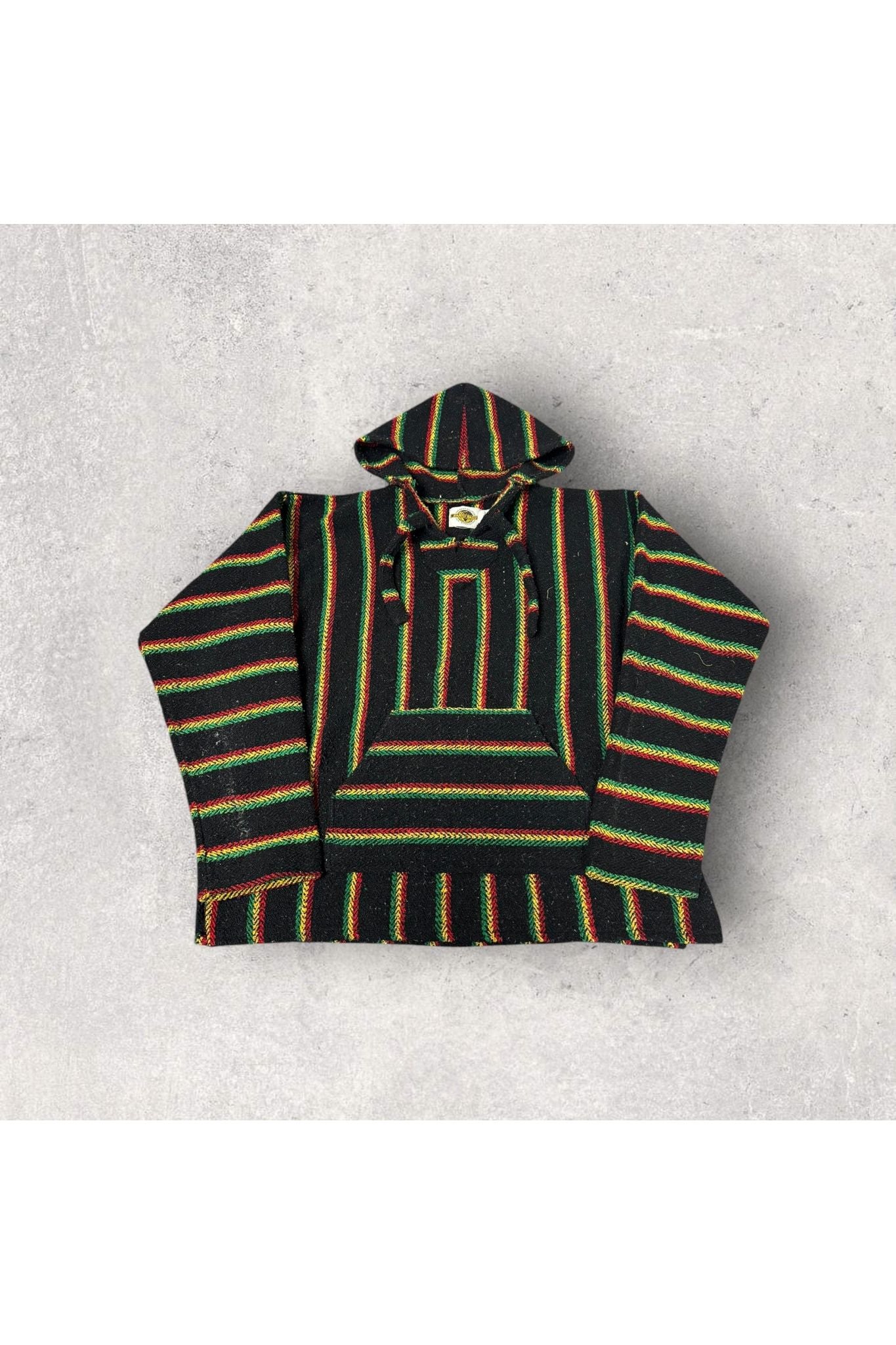 Vintage Earth Ragz Mexican Poncho/Drug Rug- M