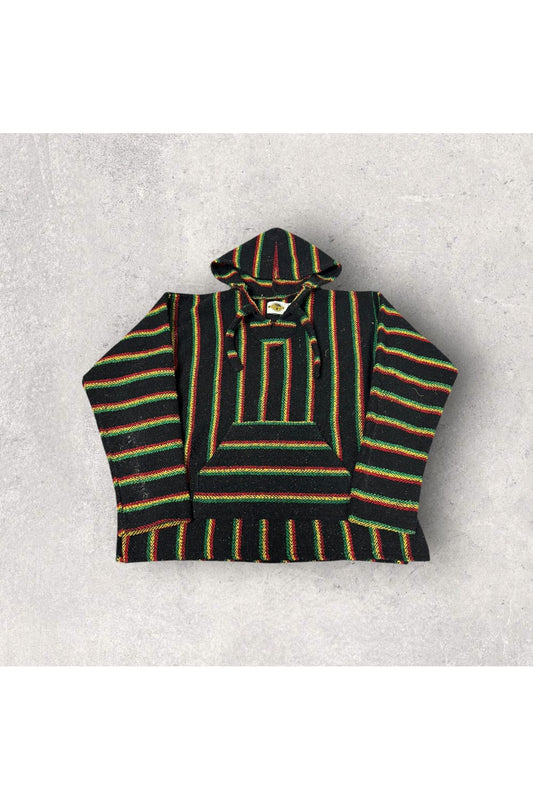 Vintage Earth Ragz Mexican Poncho/Drug Rug- M