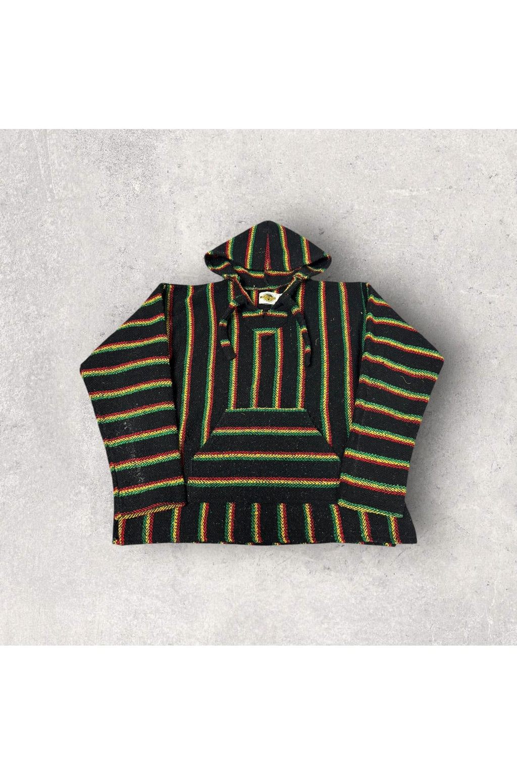 Vintage Earth Ragz Mexican Poncho/Drug Rug- M