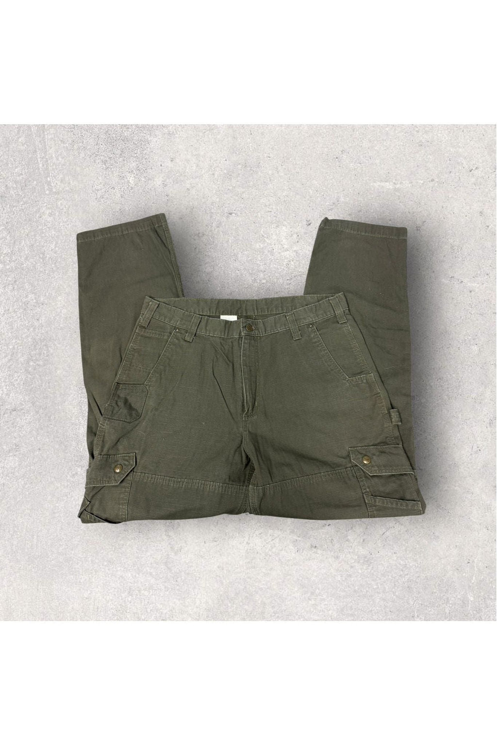 Carhartt Relaxed Fit Cargo Workwear Pants B342 MOS- 38 x 34