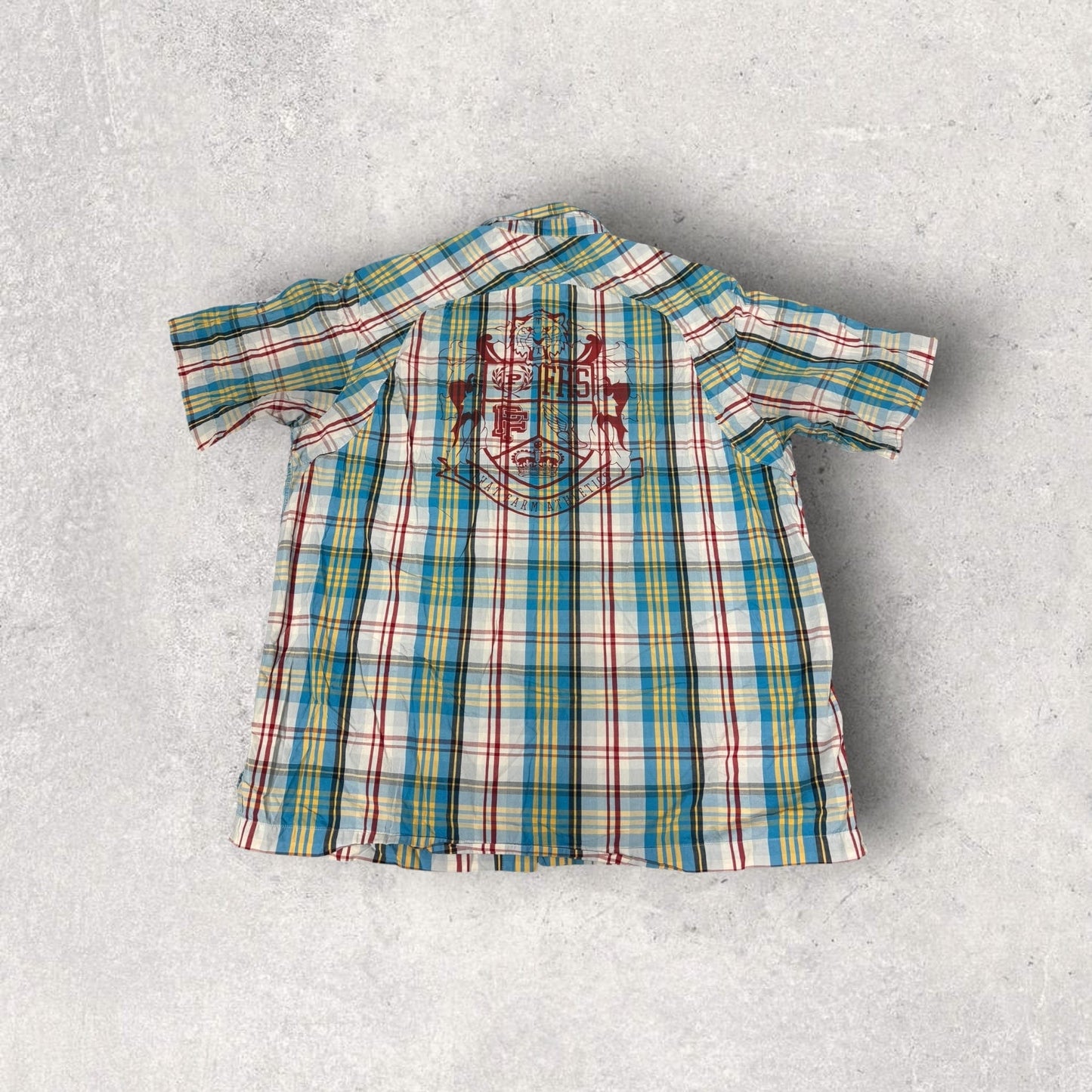 Vintage 2000s Y2K Phat Farm Short Sleeve Button Up- XXL