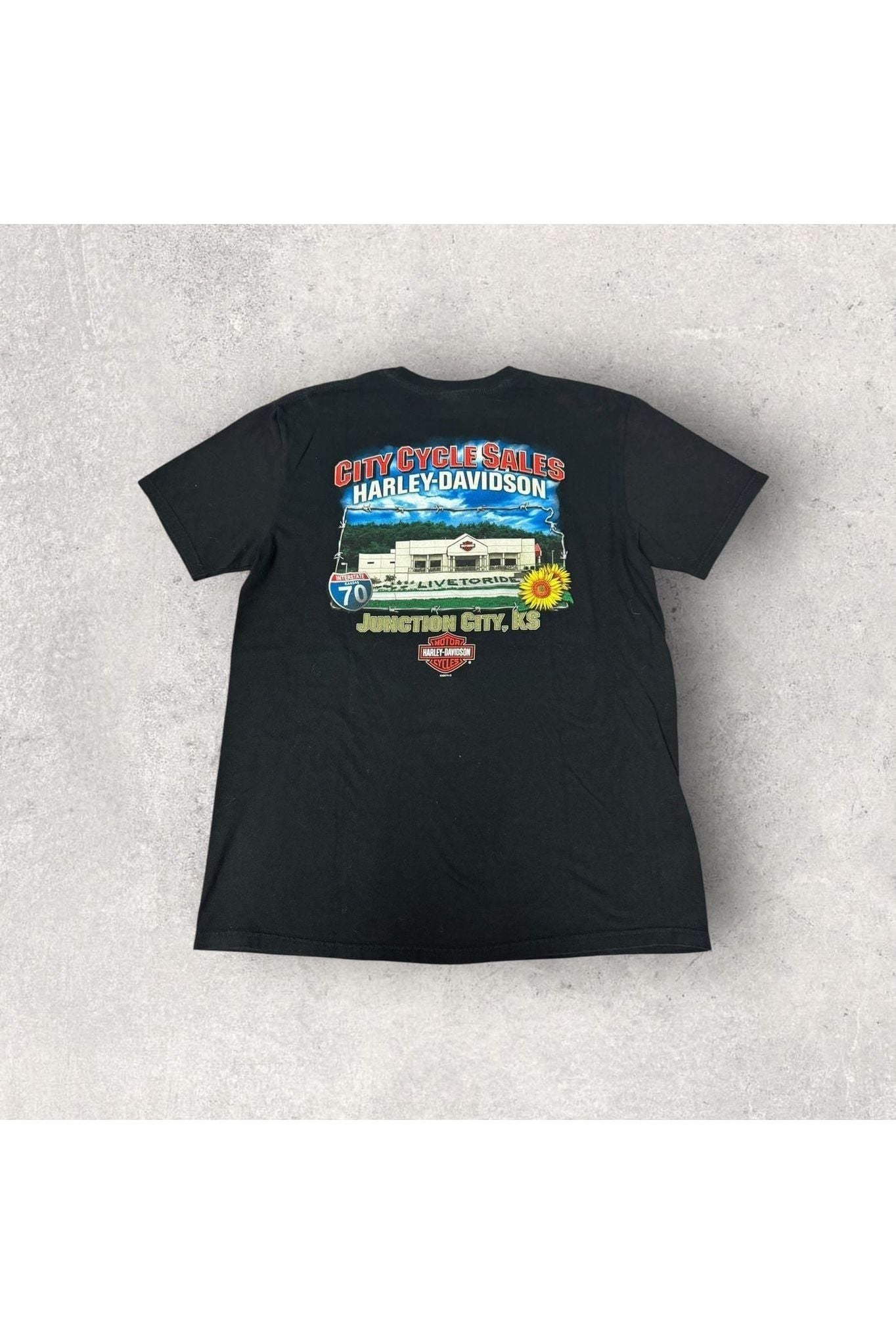 2009 City Cycle Sales Harley-Davidson Tee- L