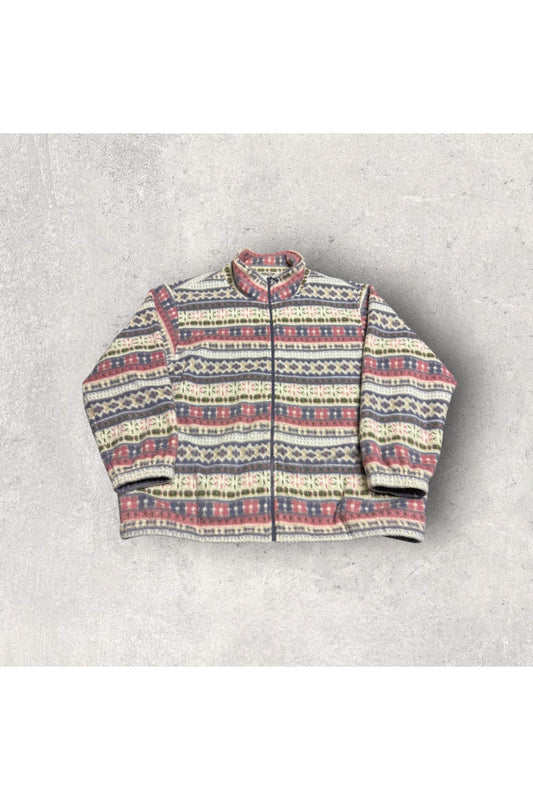 Vintage Alfred Dunner Women's Full Zip Fleece Jacket- XXL