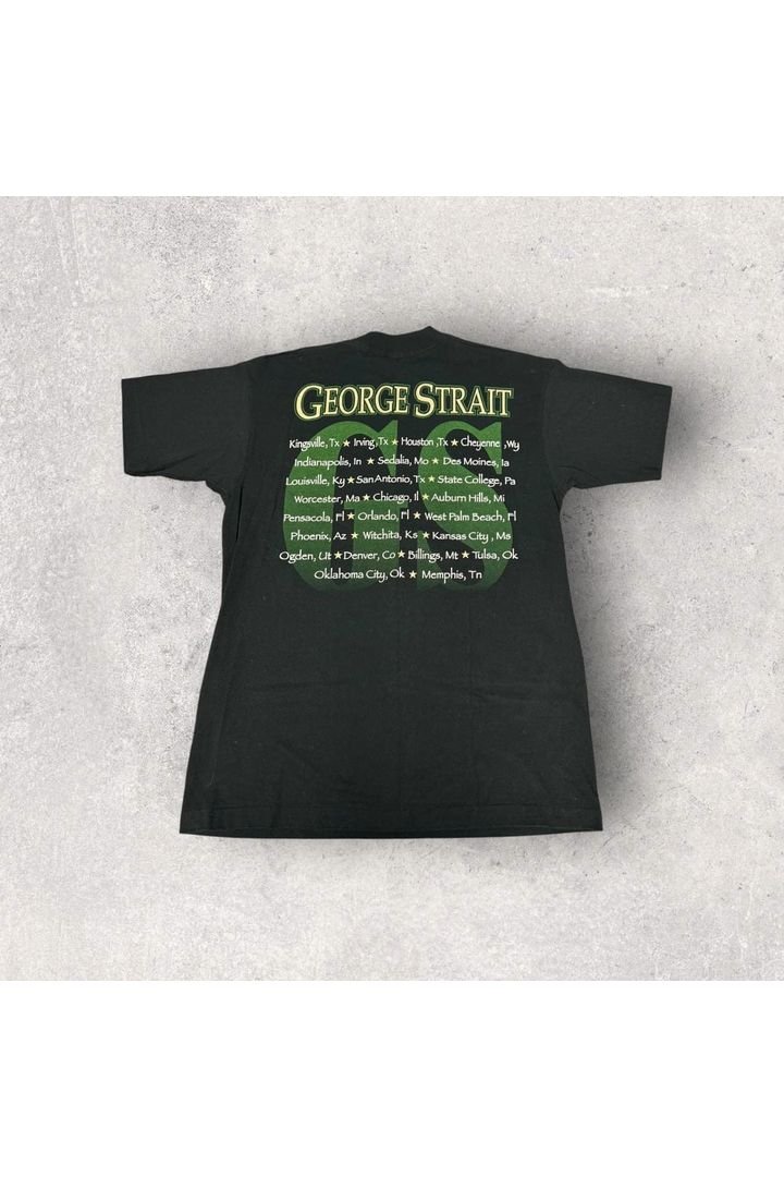 Vintage 90s Single Stitch George Strait Tour Tee- L