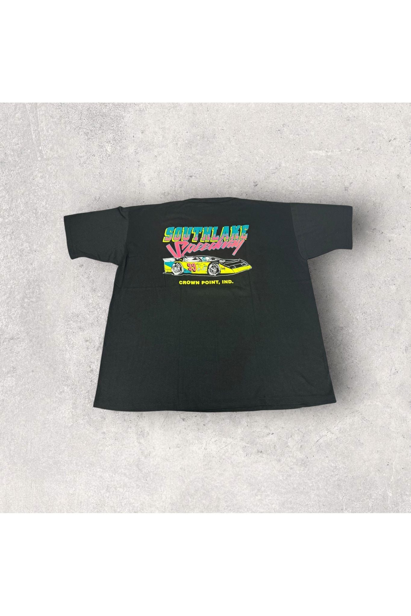 Vintage Russell Made In USA 1999 Southlake Speedway Racing Tee- XXL